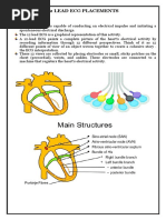 12 Lead Ecg Placements The Heart