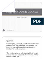 Company Law in Uganda PDF