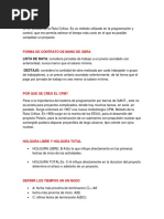 Que Es El CPM?: LISTA DE RAYA: Considera Jornadas de Trabajo A Un Precio Acordado Con