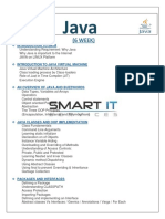 (6 WEEK) : Introduction To Java