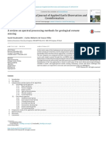 2016 Asadzadeh - A Review On Spectral Processing Methods For Geological Remote Sensing PDF