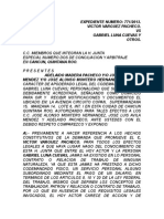 Ejemplo de Contestacion de Demanda Laboral