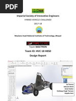 Imperial Society of Innovative Engineers: Team ID: HVC 18 H050 Design Report