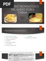 Proceso Tecnologico Del Queso Doble Crema - Anexo