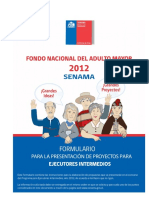 Formulario PARA LA PRESENTACIÓN DE PROYECTOS