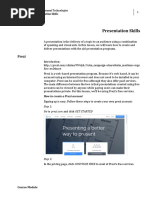 Presentation Skills: Prezi
