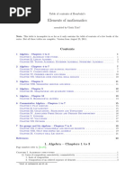 Bourbaki Contents PDF