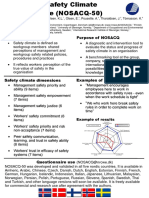 Safety Climate Purpose of NOSACQ