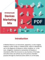 8/8/2019 Marketing Mix of Medical Devices 1