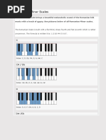 Piano Romanian Scales - Overview With Pictures