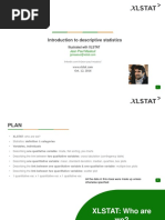 Descriptive Statistics - Xlstat