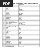 Hindi Terminology of Geological Terms