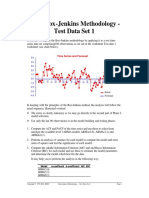 Lab: Box-Jenkins Methodology - Test Data Set 1: Time Series and Forecast