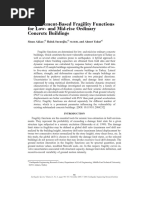 Displacement-Based Fragility Functions For Low-And Mid-Rise Ordinary Concrete Buildings