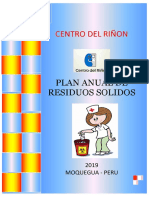 Plan Anual de Residuos Solidos Essalud - Cer