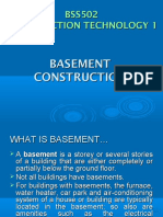 BSS502 Construction Technology 1