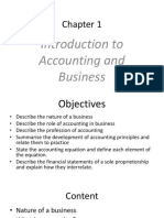 Introduction To Accounting and Business