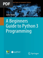 (Hunt, J.) A Beginners Guide To Python 3 Programming