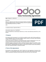 Odoo Partnership Agreement