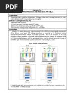 Experiment 1.1 Straight Through Cable - Doc 2016.1.11