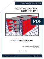 Memoria de Calculo Vivienda Unifamiliar - Piura