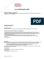 Conjugate Profiles On Mating Gear Teeth: Citation For Published Version (APA)