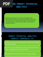 Defining Market Potential Analysis