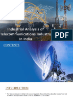 Industrial Analysis of Telecommunications Industry in India