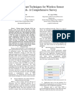 Fault Tolerant Techniques For Wireless Sensor Network - A Comprehensive Survey