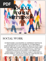 Social Work Settings: Dagdag, Charizma N. Epicurus of Samos Mrs Bautista