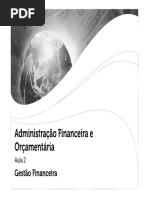 Slide 2º Aula - Administração Financeira e Orçamentária