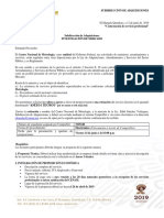 Petición de Ofertas para La Contratación de Servicio Profesional 501-29