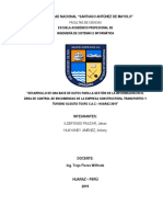 Informe Admin BD