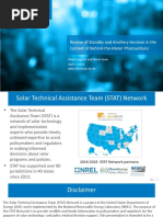 Review of Standby and Ancillary Services in The Context of Behind-the-Meter Photovoltaics