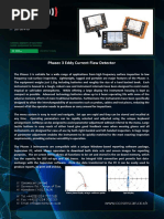 Phasec 3 Eddy Current Flaw Detector: Phase Plane Display Using A Weldscan Probe Spot Display