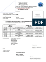 First Semester SY 2019-2020: Teacher'S Individual Program