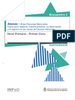 N° 6 Material de Lectura Del Área de Ciencias Naturales