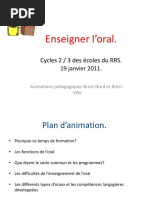 Enseigner L Oral Au C 2 3 RRS