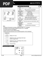 Operating Manual: Technical Specification Technical Specification