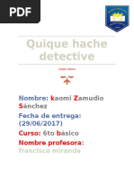 Quique Hache Detective Kaomi