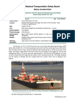 National Transportation Safety Board: Marine Accident Brief