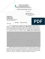 Office of The Ge Neral Counsel: Republic of The Philippines de Pa Rtment of Finance Securities and Exchange Commi Ssion