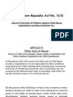 Excerpts From Republic Act No. 7610