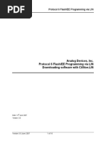 Analog Devices, Inc. Protocol 6 Flash/Ee Programming Via Lin Downloading Software With Canoe - Lin