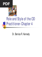 Chapter 4 Role and Style of The OD Practitioner