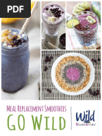 Meal Replacement Smoothies: GO Wild