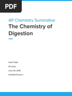 The Chemistry of Digestion