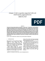 Design of Slab-On-Grades Supported With Soil Reinforced by Rigid Inclusions