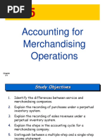 Accounting For Merchandising Operations