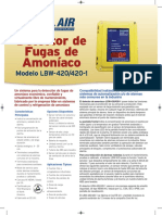 Detector de Fuga de Amoniaco - en Español Modelo - lbw-420 - 2013 - v2